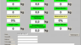 Software für Radlastwiegeanlage Software für Radlastwiegeanlage